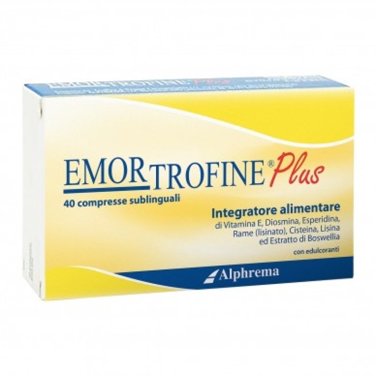 Alphrema Emortrofine Plus Complemento Alimenticio 40 Comprimidos